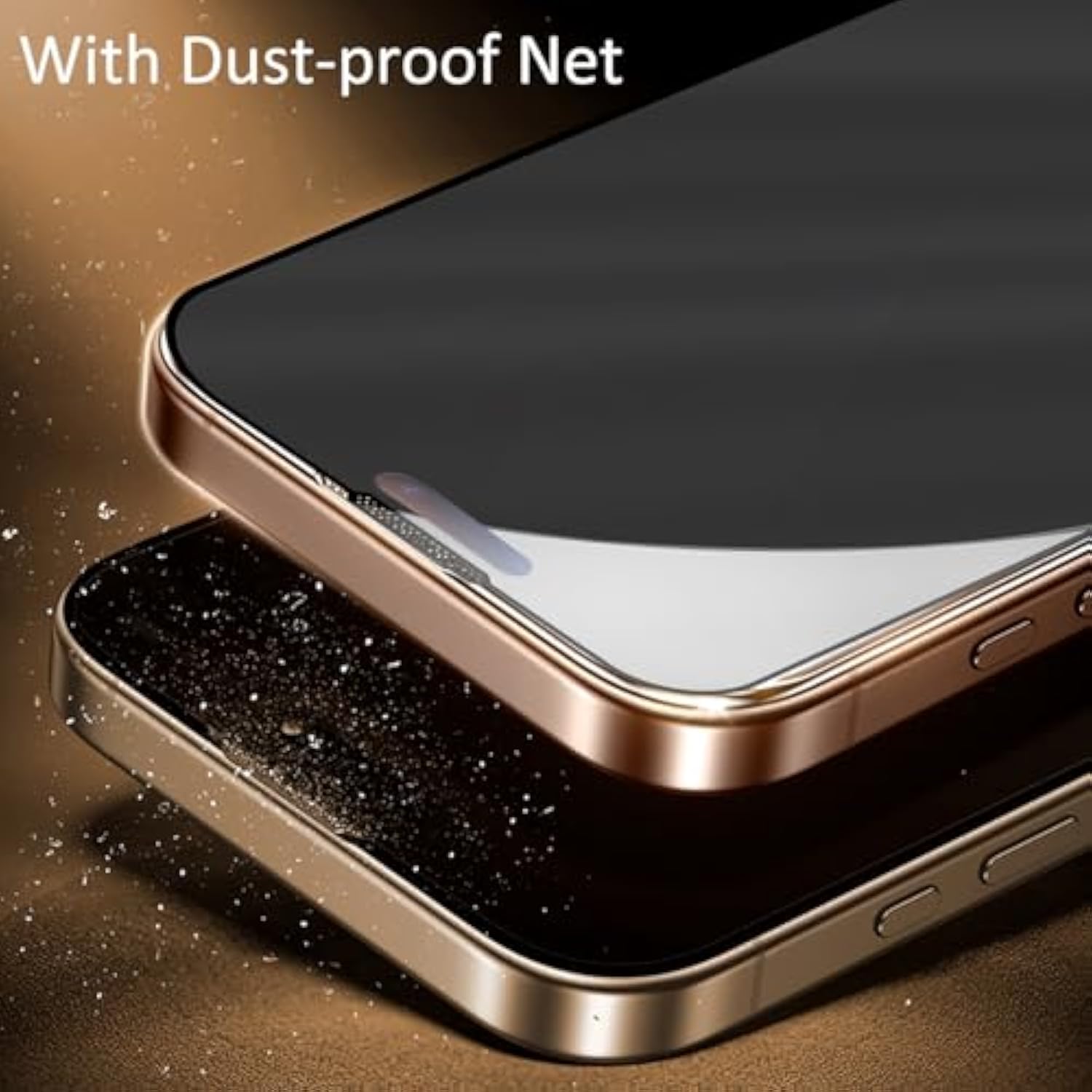2 Pack For Iphone 16 Pro Max Privacy Screen Protector Anti Spy Tempered Glass Film Auto-Alignment Kit, Auto Dust-Elimination 6.9 Inch Easy Installation