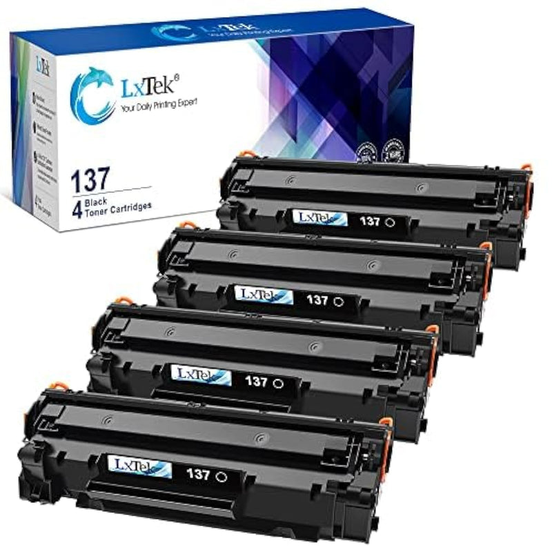 Canon 137 Toner, 4-Pack Black for D570, MF236n, MF232w, MF216n Printers