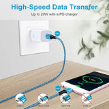 Usb C To C Cable Type C Fast Charging Cord Pd 3Pack Carplay Cable For Macbook Air Ipad Pro 2025 Ipad Air 4Th Generation,Samsung Galaxy S25 Ultra/S24/S23/S22,Google Pixel 10/9A/9/8,Iphone 16E Pro Max