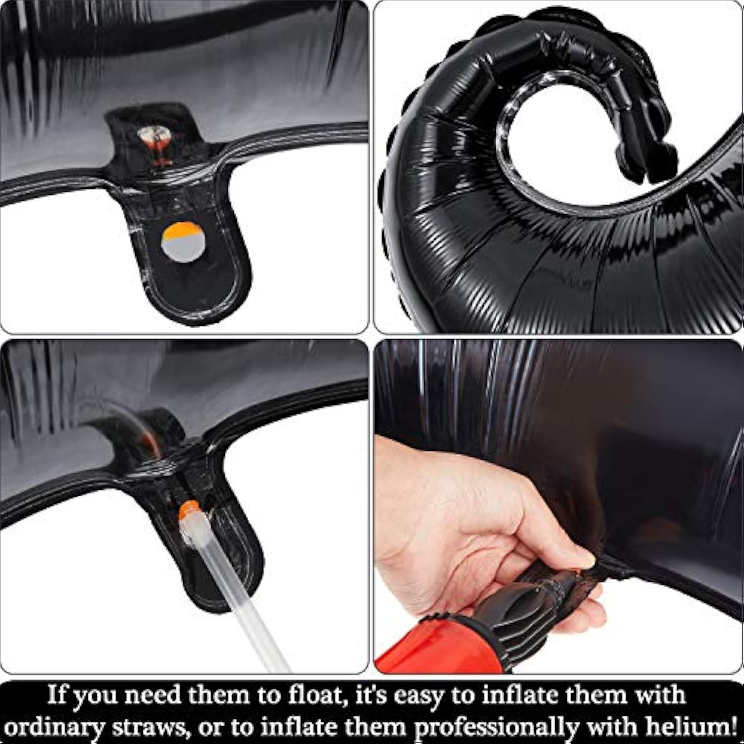 38 Pcs Mustache Balloons Black Mustache Latex Balloons Party Decorations Large Beard Foil Decorfor Birthday Graduation Little Man Themed Party Fathers Day Decoration Supplies