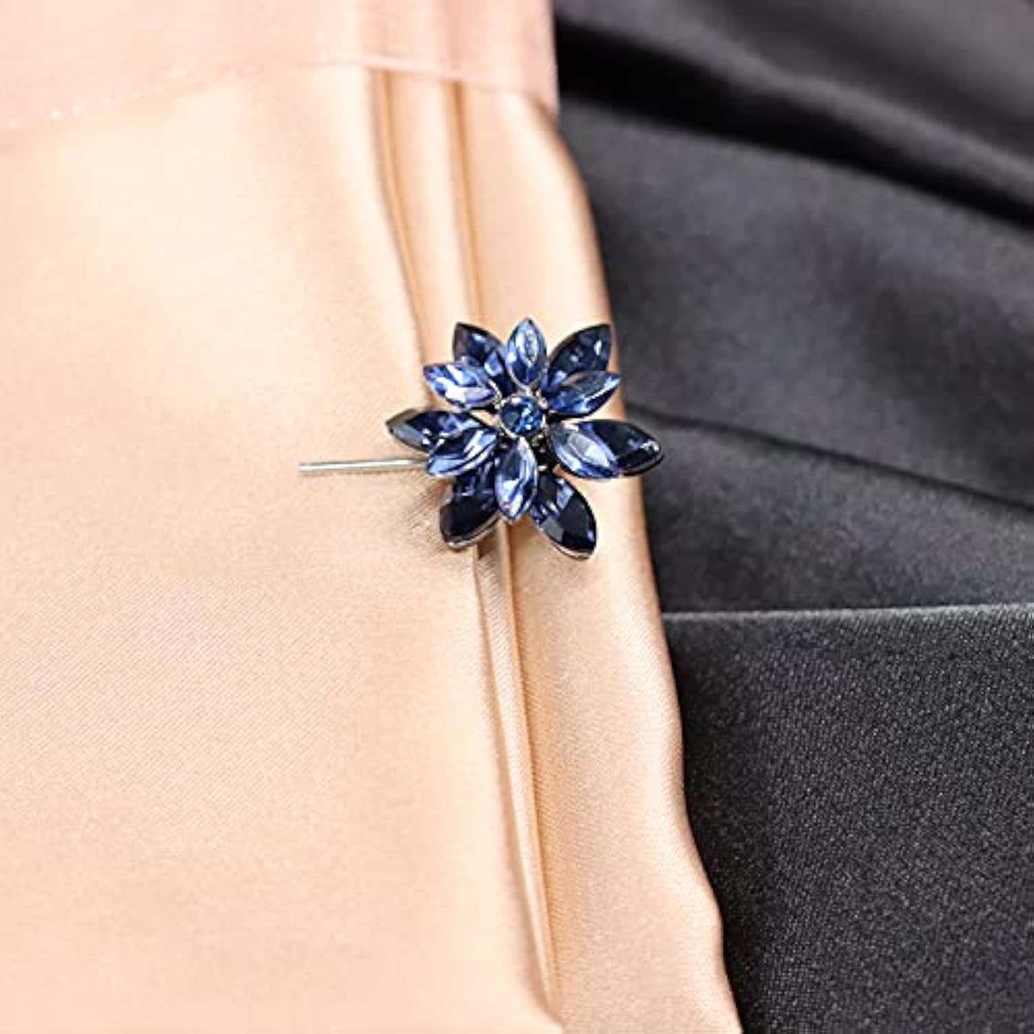 4 Pcs Sliver Rhinestone Buttons Crystal Embellishments Sew On Clothing