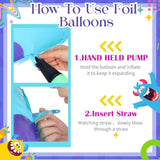 Monster Number 1 Balloons 40 Inch Monster Theme Birthday Party Decorations Large Foil Balloons For Girls Boys Birthday Baby Shower Party Backdrop Celebration Supplies