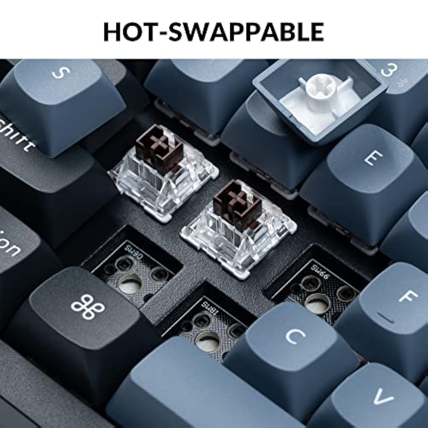 K10 Pro Wireless Custom Mechanical Keyboard, Qmk/Via Programmable Full-Size Bl