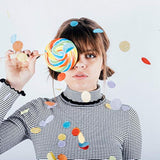 White Confetti Paper Circles 15mm Biodegradable 5000Pcs Wedding Party Decor