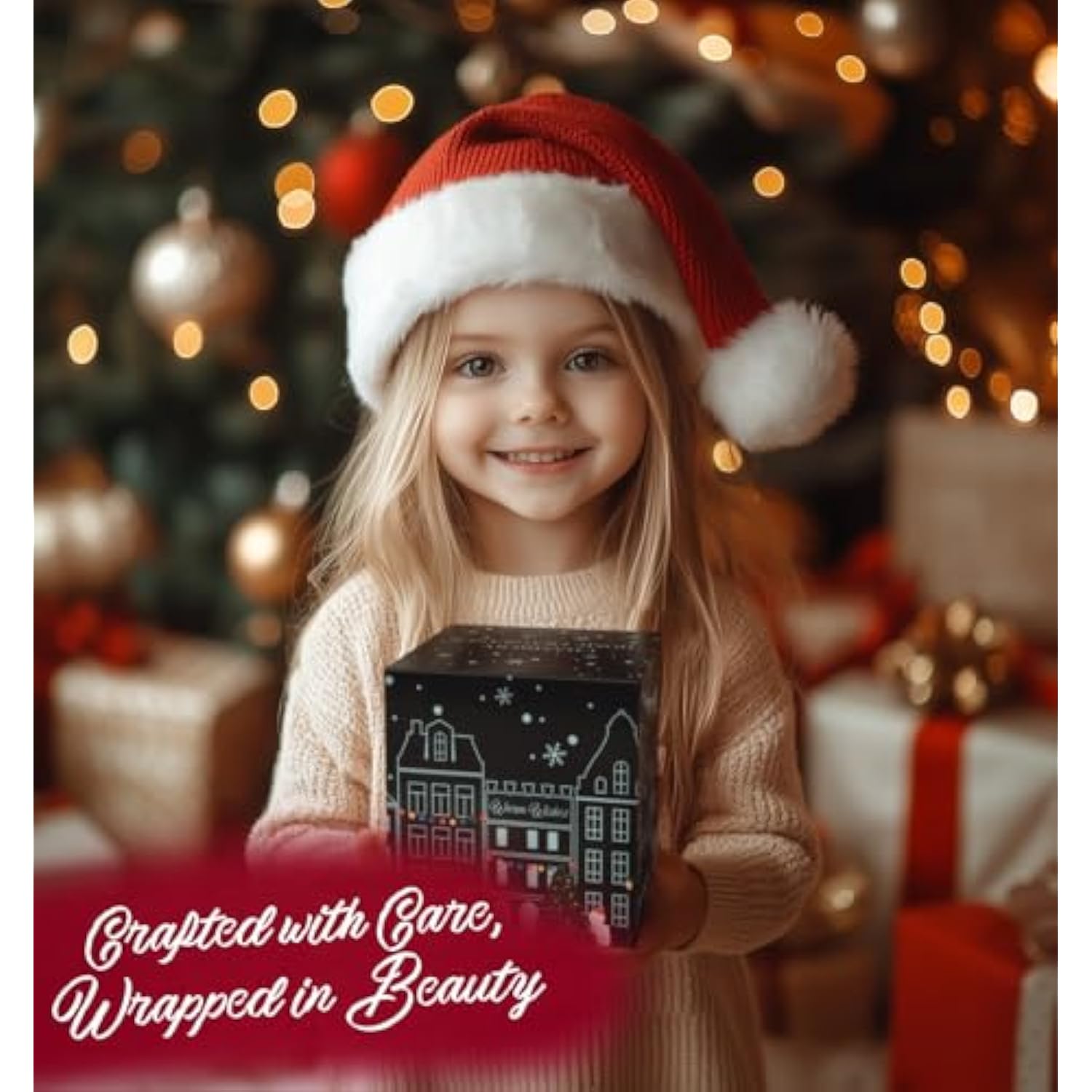 Merry Christmas Candles With Warmer Led, Christmas Decor Gifts Winter Candle With Pine Wood Spice Scents, Cypress Candle Over 40 Hours Burn Time, Home Decorations Indoor, 100% Soy Wax,White