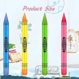 Giant Inflatable Crayons Balloon - Back To School Balloons Decorations - Party Supplies And Gifts - (4Crayons)