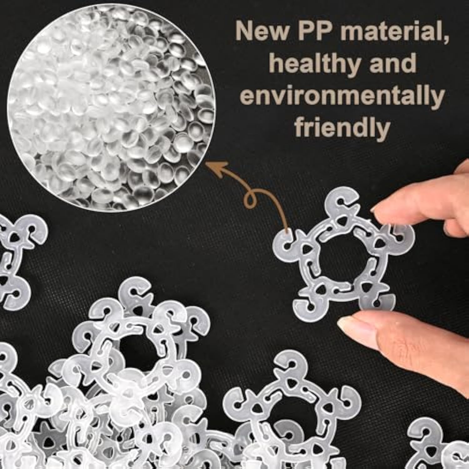 60Pcs Reusable Balloon Clips for Arch Kits Column Stand Decorations