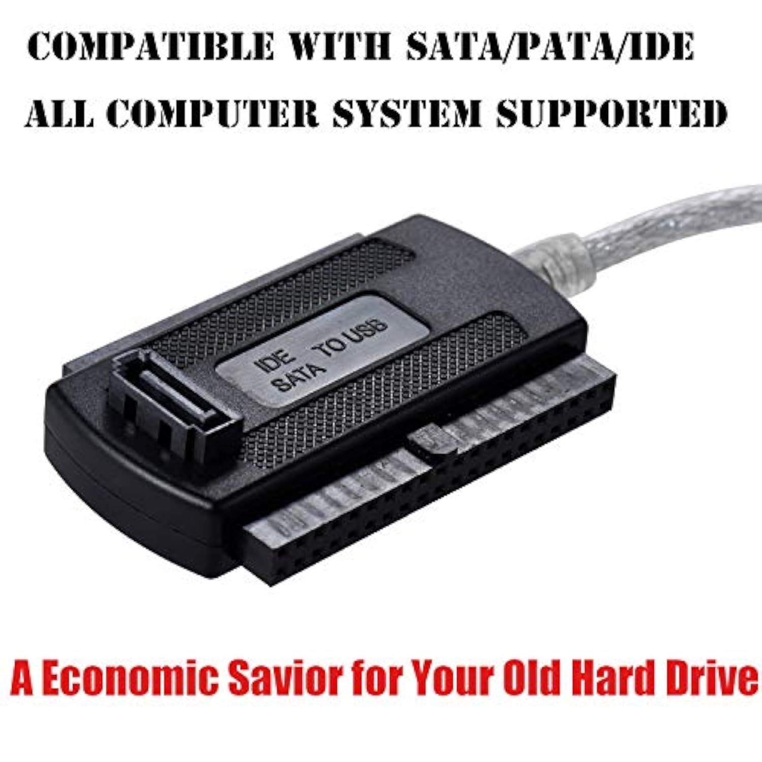 Sata/Pata/Ide Hard Drive To Usb 2.0 Adapter Converter Cable For 2.5" 3.5" Hard