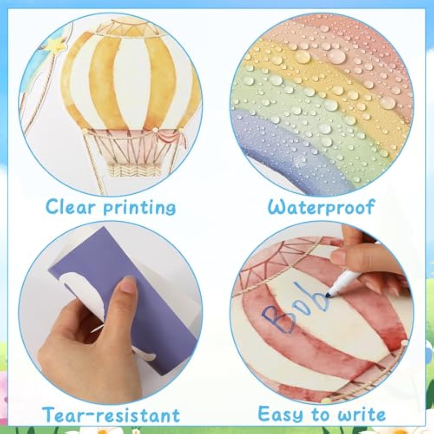 39Pcs Spring Bulletin Board Decorations Soaring Into Spring Classroom Bulletin Board Set Hot Air Balloon Rainbow Paper Cutouts For Classroom School Office Home Nursery Chalkboard Door Wall Decor