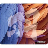 Gaming Mouse Pad And Large Desk Mat, Waterproof Speed Mousepad, Non-Stitched Edges, Transformation Pattern, Durable Mouse Mat For Office And Gaming, Fantech Strikepad (Blue, 19.3L*16.6W Inches)