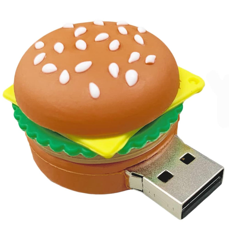 64Gb Usb Flash Drive Hamburger-Shaped, Borlterclamp Novelty Usb Drive Thumb Dr