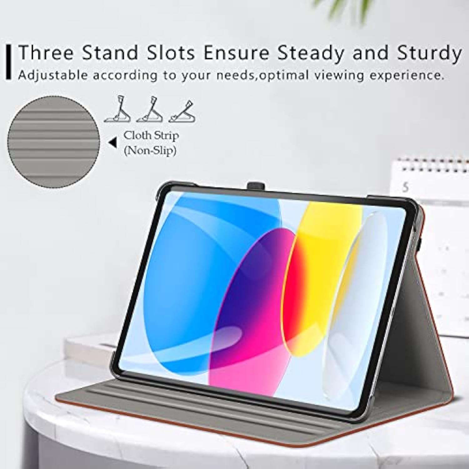 For New Ipad 10Th Generation Case 10.9 Inch 2022, Premium Pu Leather Business