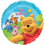 Winnie the Pooh 1st Birthday Party Supplies Foil Balloon Bouquet Decorations