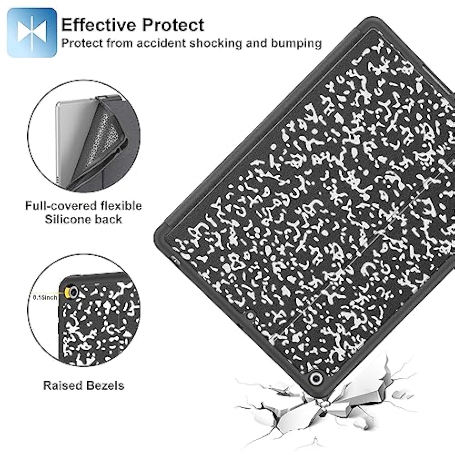 Case For Ipad 9Th/8Th/7Th Generation 10.2 Inch (2021/2020/2019 Model) With Pen