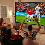 Outdoor Projector Screen with Stand - 120 Inch Portable Projector Screen Indoor and Outdoor Projector Screens 16:9 4K HD Wrinkle Free Lightweight
