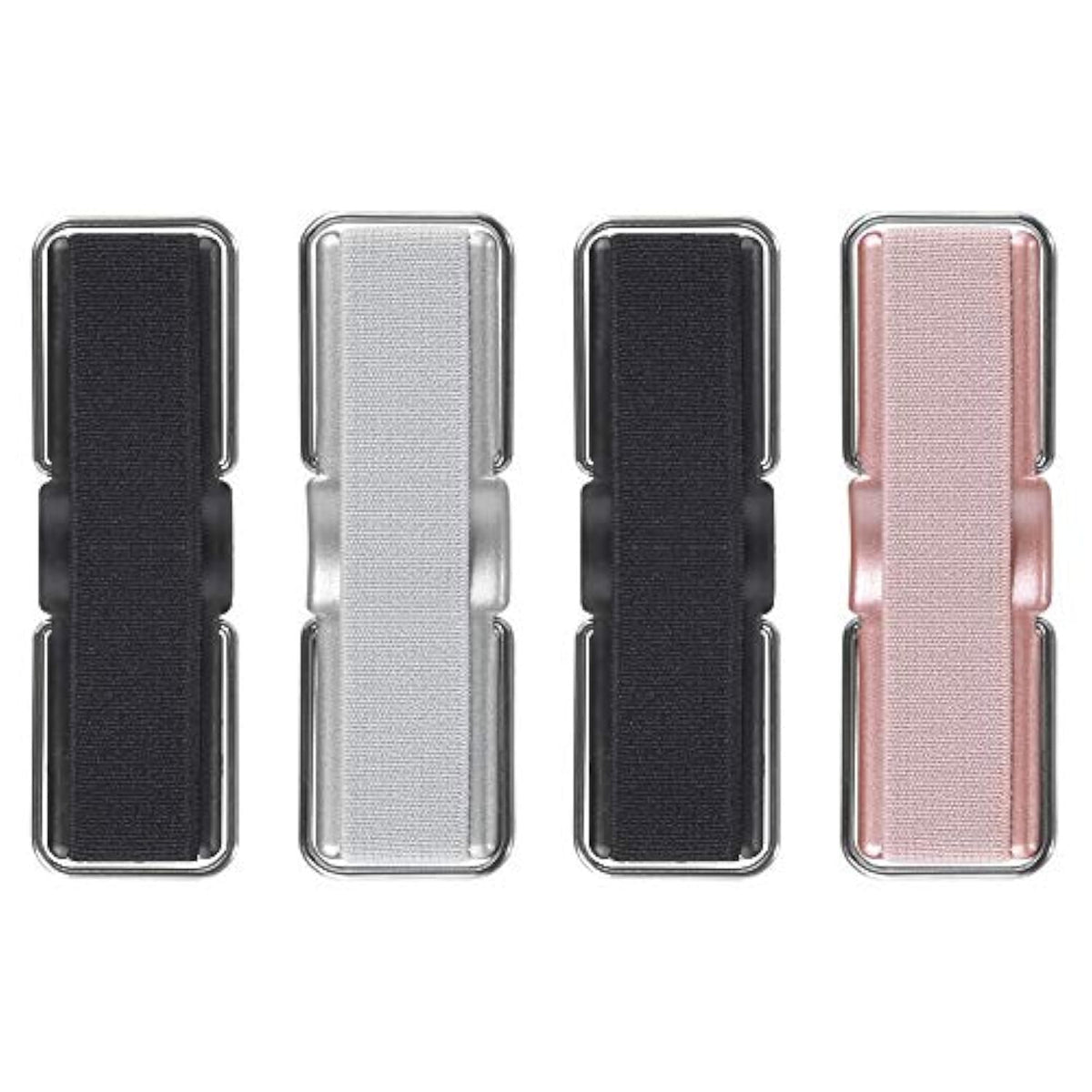 4 Pcs Phone Finger Strap Grip with Stand for iPhone Samsung, Mixed Colors
