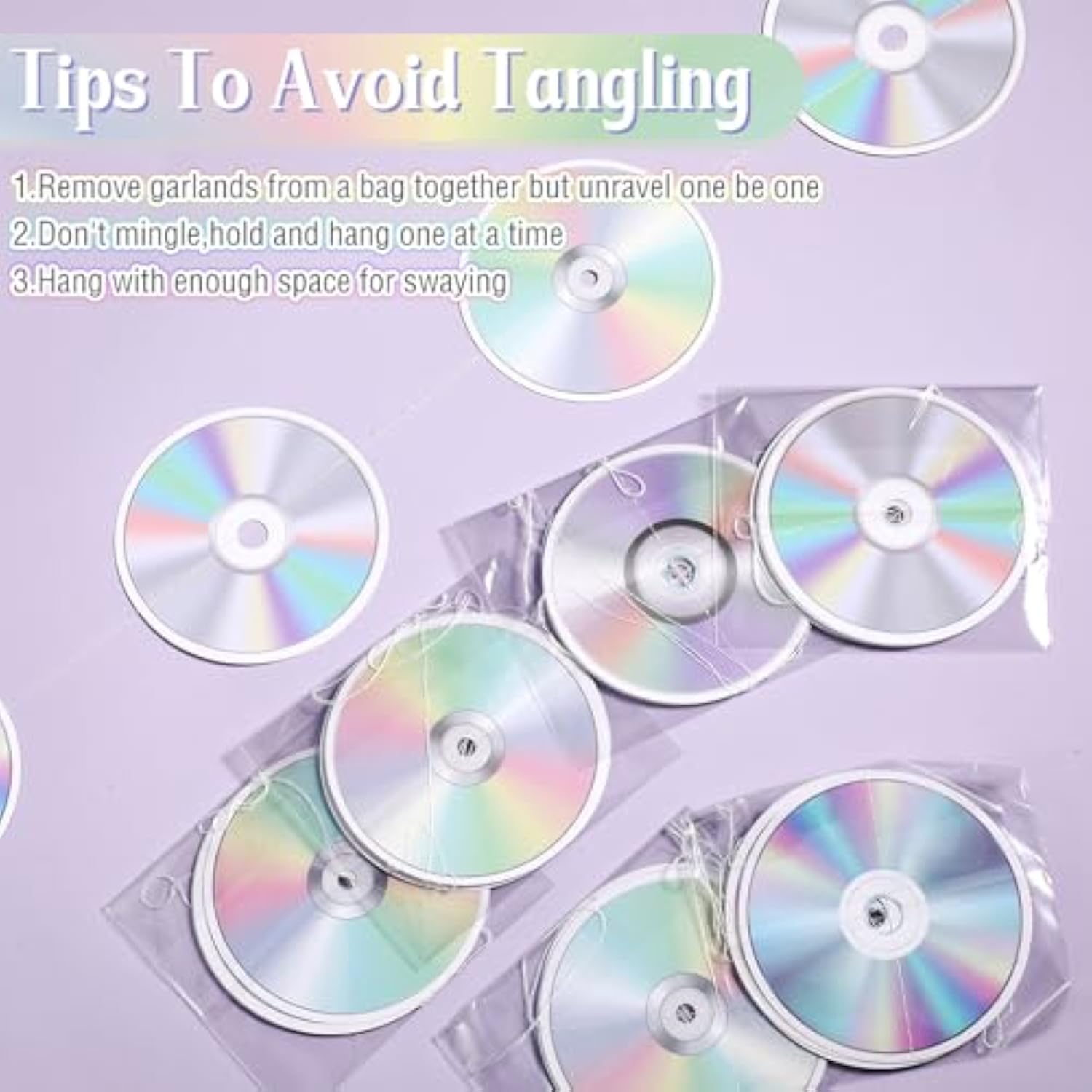 8-Pack 90s & Y2K Party Decorations with Retro CD Banner & Cutouts