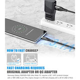 Usb Type C Cable 3.1A Fast Charging [3Pack,10Ft+6.6Ft+3.3Ft], Usb-A To Usb-C C
