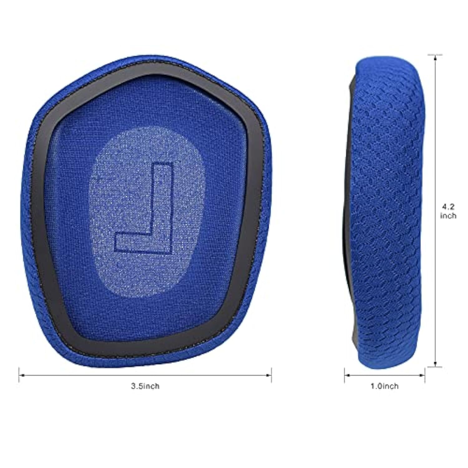 Ear Pads Cushion, Replacement Fabric Earpads For Logitech G733 Wireless Gaming Headset (Blue)