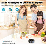 LED Smart Touch Play Bluetooth Speaker/Portable Wireless Speakers with HD Sound / 12-Hour Playtime/Bluetooth 5.0 / TF Card Support Play/Aux in Port