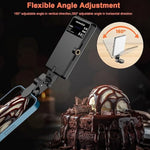 Portable Selfie Light,Rechargable 60 Led Phonelight With Clip & Double 1/4" Screw Hole,2500K-9000K Dimmable For Iphone,Android,Laptop,Tablet,Selfie/Video Conference