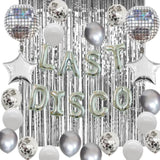 Last Disco Bachelorette Party Kit - Silver Disco & Western Cowgirl Bachelorette Party Supplies