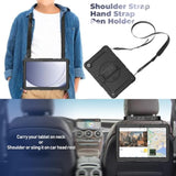 Bundle Of Case For Samsung Galaxy Tab A9 Plus 11 Inch 2023 With Tempered Glass Screen Protector Pencil Holder, Galaxy A9+ Plus Tablet Case With Shoulder Strap Hand Strap&Stand,Black