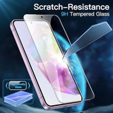 JETech Screen Protector for Samsung Galaxy A35 5G 6.6-Inch, 9H Tempered Glass Film, Anti-Scratch, HD Clear, 3-Pack