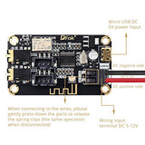 Blue~Tooth Board, 12V Audio Receiver Blue~Tooth Module DC 5V-12V Portable Wire~Less Electronics Stereo Music Receive Circuit Chip with Micro USB Port
