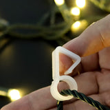 120 Pcs Gutter Hooks For Outdoor Christmas Lights, Gutter Clips For Fixing Christmas Lights Meteor Shower Icicle Lights On Wedding Halloween Outdoor Xmas Decoration Party Garden Tree Window