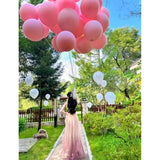 Big Pink Balloons - 36 Inch Pastel Pink Balloons Giant Jumbo Latex Balloon Extra Large Round Balloon For Baby Shower Gender Reveal Birthday Party Decorations, Photo Shoot