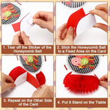 9Pcs Bbq Baby Shower Party Decorations Honeycomb Centerpieces, 3D Double Side Summer Picnic Centerpieces For Tables Cookout Bbq Birthday Picnic Themed Party Decorations Supplies