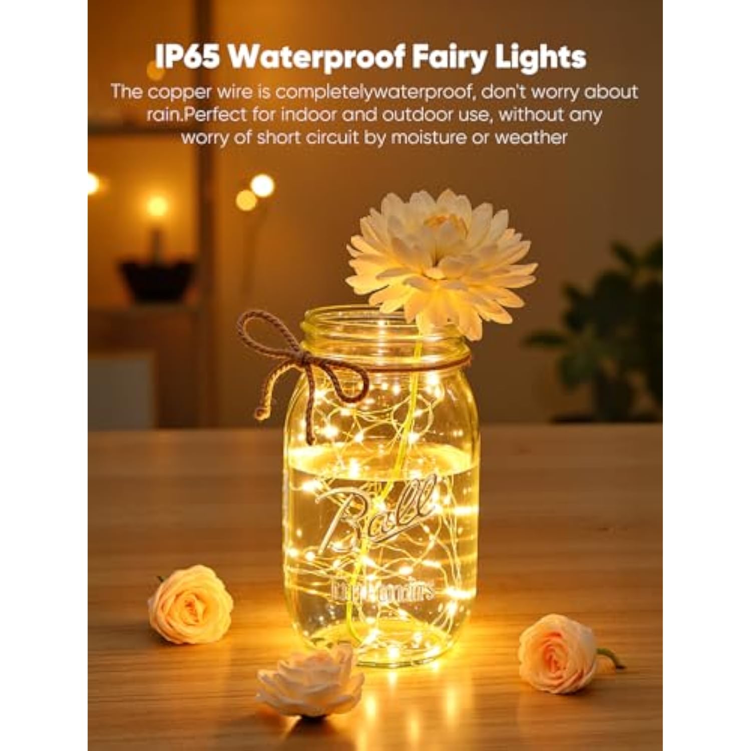14 Pack Led Fairy Lights Battery Operated String Lights, 7Ft 20Led Waterproof Silver Wire String Lights, Firefly Starry