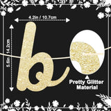 Pre Strung Glitter Bridal Shower Decorations Banner, Bride To Be Sign Bachelorette Party Banner Bridal Shower Garland For Engagement Wedding Party Decorations Decor