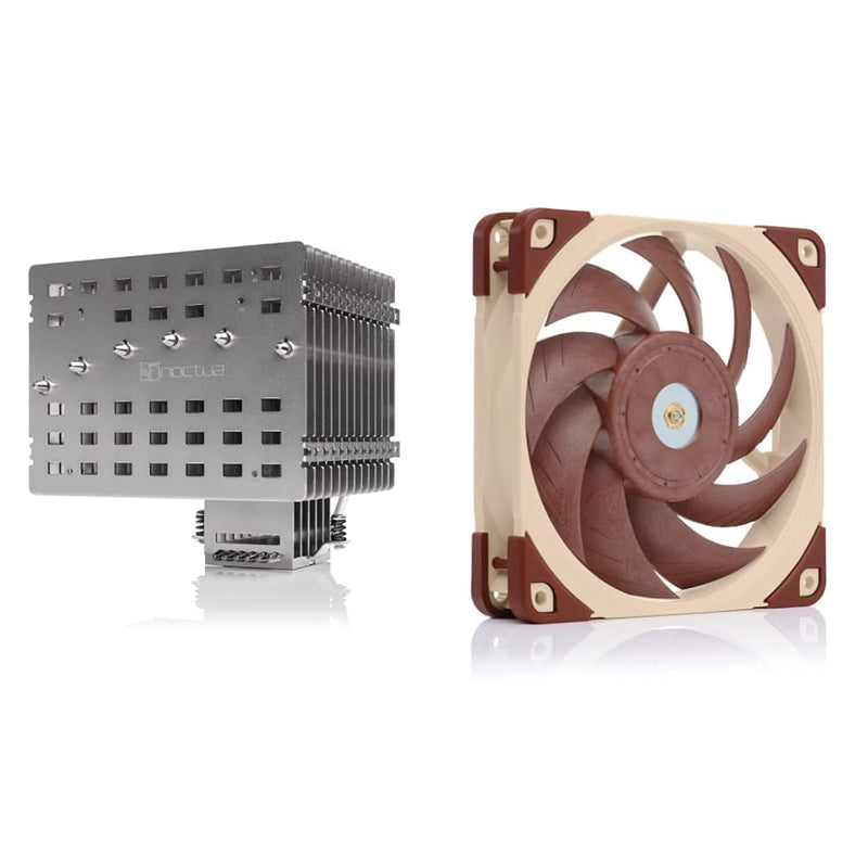 Noctua Bundle: 1x NH-P1 Passive CPU Cooler + 1x NF-A12x25 LS-PWM, Ultra Quiet