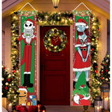 Jack Skellington & Sally Nightmare Before Christmas Welcome Banner