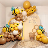 Bee Balloon Arch Kit: Bumble Bee Party Garland, Gender Reveal Decor