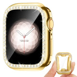 Soft TPU Bling Case Compatible for 40mm Apple Watch Series 6/5/4/SE/SE 2/SE 3 with Screen Protector and Glitter Crystal Diamond Lightweight Cover