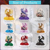 Dragon Birthday Party Decorations - 9Pcs Dragon Theme Honeycomb Centerpieces Bday Decoration For Baby Shower Supplies
