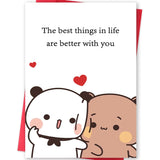 Funny Valentine'S Day Card For Him Her, Romantic Valentines Day Card Gifts For Husband Wife Boyfriend Girlfriend