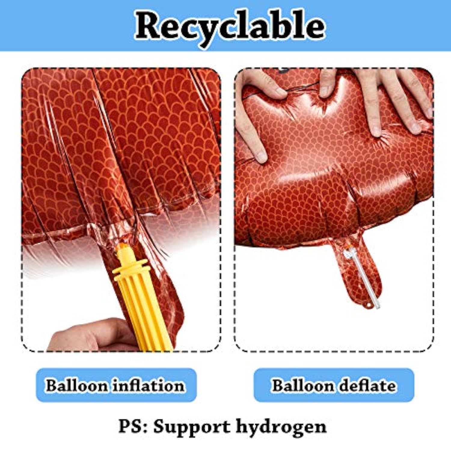 12 Pieces Gender Reveal Football Balloons Includes 6 Pink Bow And 6 Football Foil Balloons Decoration Supplies Party Accessories For Gender Reveal Party, Baby Shower, Birthday