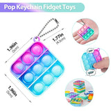 Pop Fidget Toys Bulk Its Party Favors For Kids 4-8 8-12 30 Pack Mini Pop Keychain It Fidget Toy Fidgets For Classroom Prizes For Kids Back To School Gifts For Students Birthday Goodie Bag Stuffers
