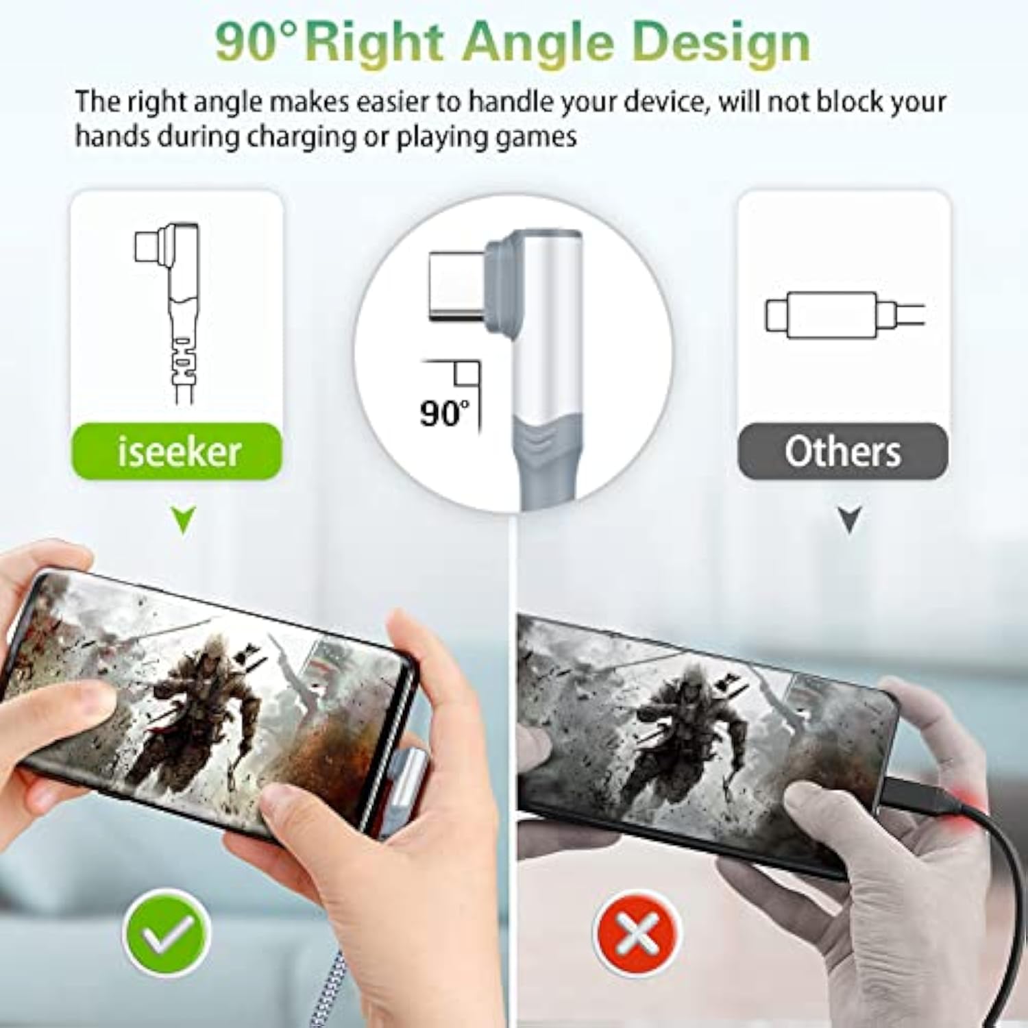 5-Pack Usb C Cable,10Ft 3.1A Type C Charger Fast Charging Cable Durable Nylon
