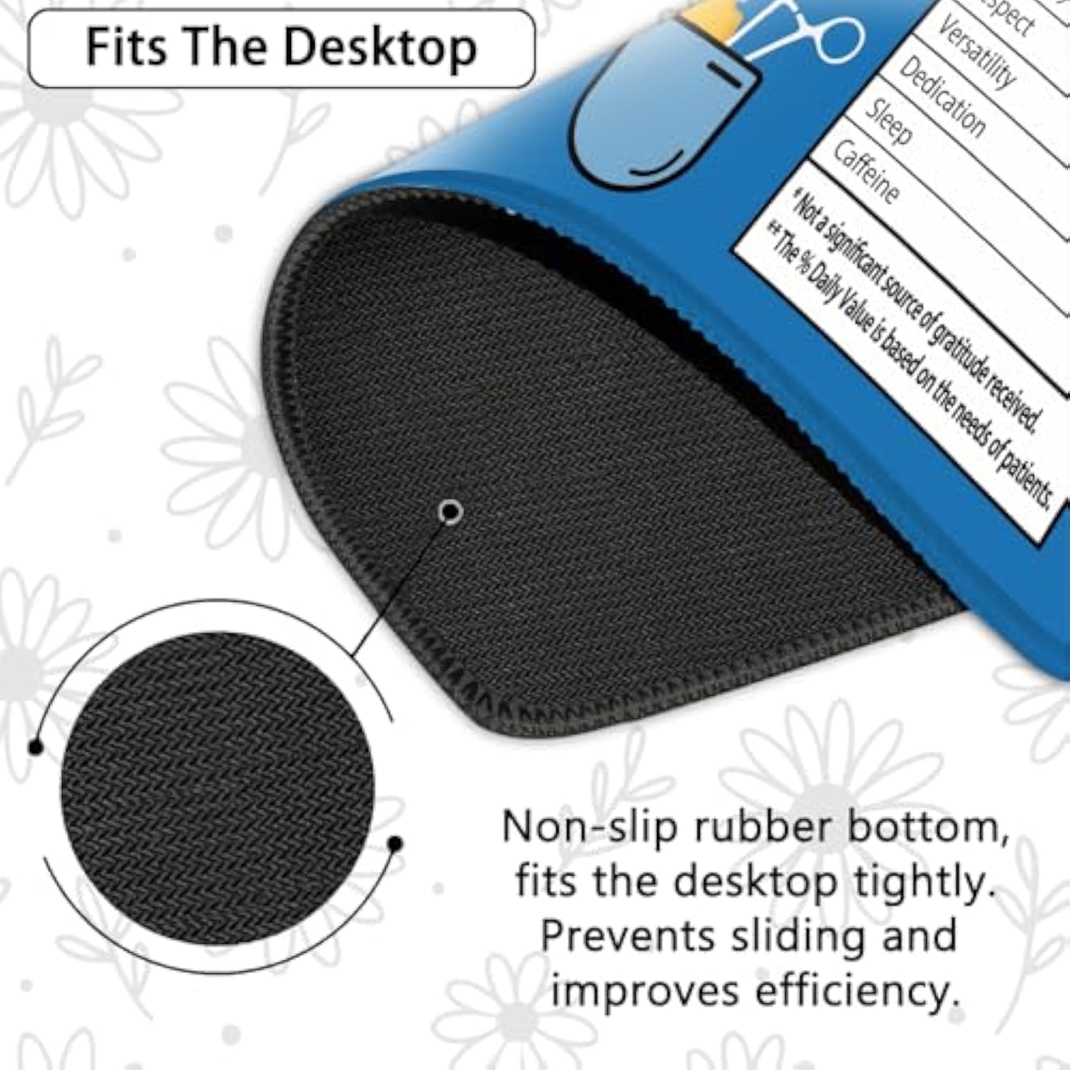 Nurse Facts Funny Mouse Pad, Funny Nurses Nutrition Facts Table For Nurses, Appreciation Gifts For Nurses Registered Nurses Rn, Gifts For Nurse Week, Graduation Gifts For Future Nurses