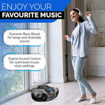Philips Portable Cd Player Boombox Bluetooth With Cassette Player All In One Powerful Stereo Boom Box Cd Player For Home Mega Bass Reflex Speakers, Radio/Usb/Mp3/Aux Input With Backlight Lcd Display