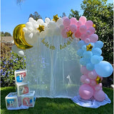 100Pcs Pink Blue Balloons Garland Arch Kit Gender Reveal Birthday Baby Shower