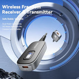Bluetooth Car Adapter,Noise Cancelling 3.5mm AUX Bluetooth Receiver for Car,Wireless Audio Receiver Transmitter for Home Stereo/Wired Headphones