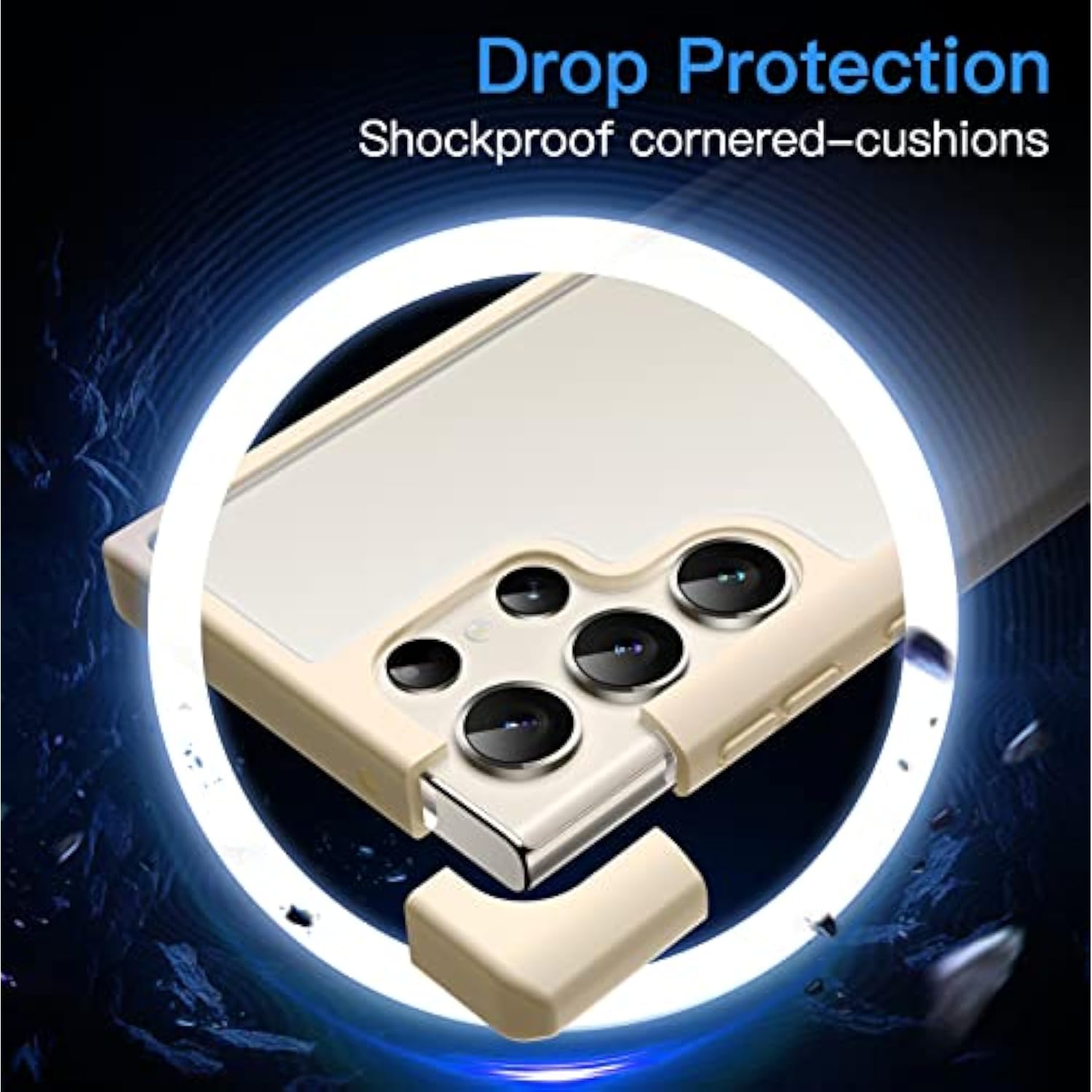 Samsung Galaxy S23 Ultra 5G Frosted Translucent Back Protective Slim Phone Cover