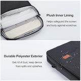 12.9 Inch Tablet Laptop Sleeve For Macbook Pro 14.2 Inch,Samsung Galaxy Tab S10 S9 S8 Ultra 14.6", Ipad Pro 13 M4/Air 13 M3 M2/Pro 12.9 Carrying Case, Macbook Air 13.6"/Surface Laptop 2024 13.8"-Black