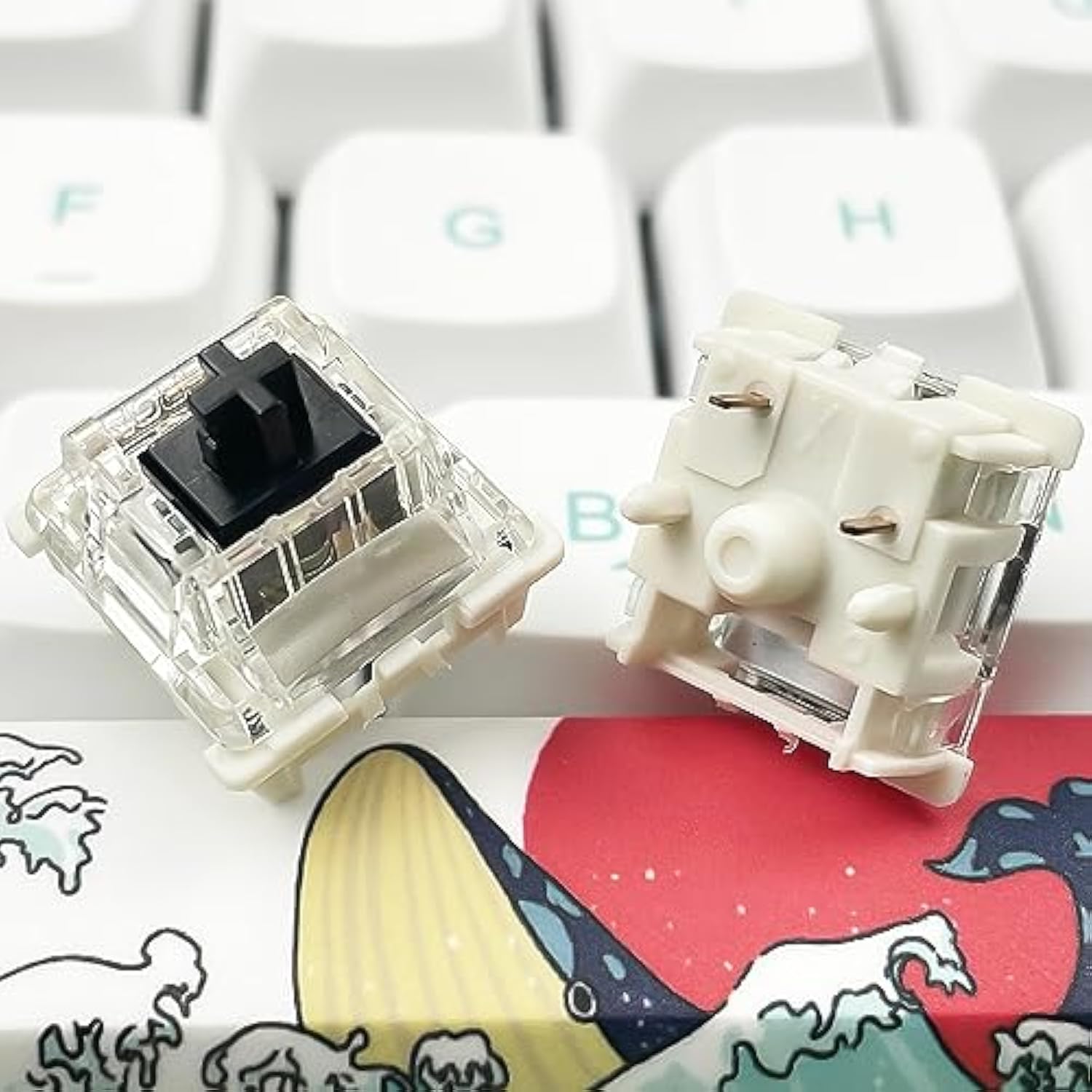 Gateron G Black Pro 3.0 Switches,5 Pin Pre Lubed Rgb Smd Linear Switches For M